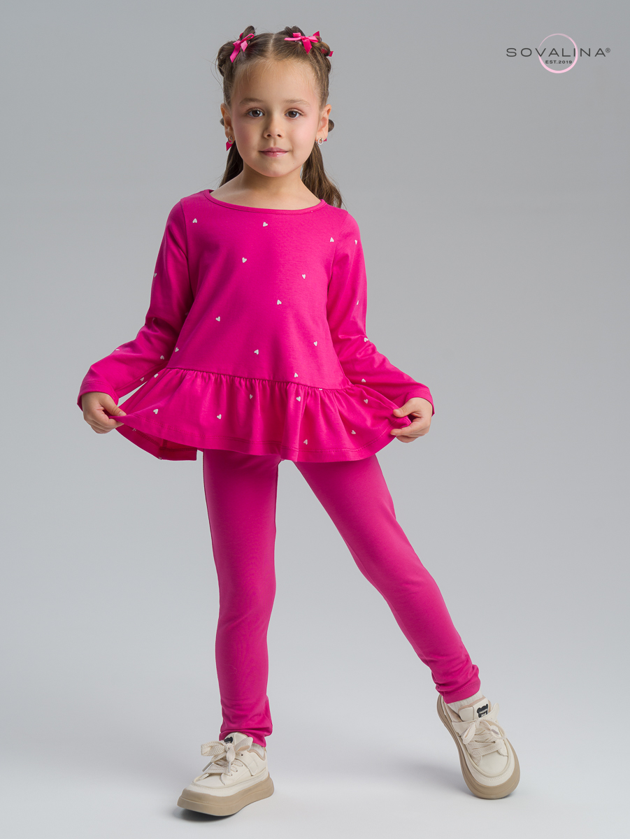 Костюм Алиса SG сердечки барби-фуксия