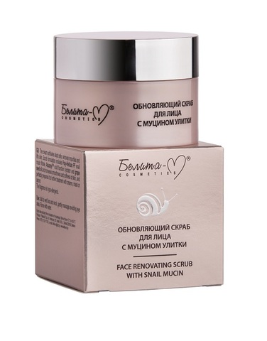 Белита-М Линия с муцином улитки Скраб для лица обновляющий 50г