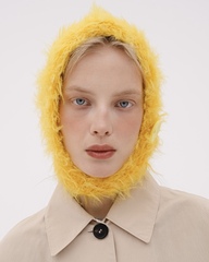 Вязаный чепчик Лимончик