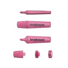 
          Текстовыделитель, Erich Krause "Visioline V-12 Spring", розовый, скошенный, 0.6-5.2 мм, 10 шт/уп, картонная коробка-дисплей