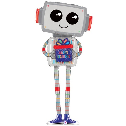 Г Фигура 3D, Робот, Happy Birthday, 62