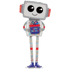 Г Фигура 3D, Робот, Happy Birthday, 62