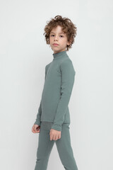 джемпер  для мальчика  К 302300-1/полынь