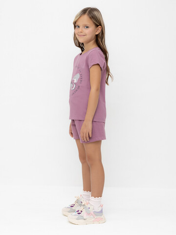 шорты  для девочки  КР 400417/темная орхидея к553