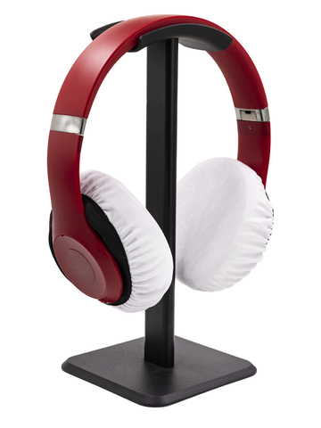 Многоразовые пылезащитные чехлы для наушников из ткани на резинке (9-10.5см)