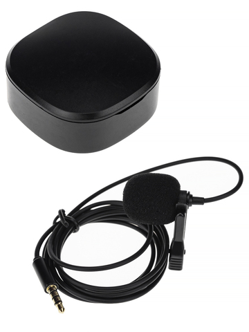 Петличный микрофон 3.5мм в кейсе (1.5м)