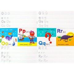 
          Пропись классическая, 195 мм * 276 мм, А4 "Английские прописи", 16 стр, обл целлюлозный картон, вертикальная, Проф Пресс