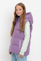 жилет  для девочки  ВК 35018/2 ГР (128-152)