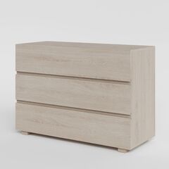 Комод, 110x71x45, Баямо, массив дуба цельноламельного, беленый