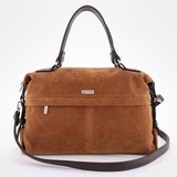 Сумка Саломея 110 эко-замша миндаль