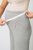 Брюки для беременных 15967 серый меланж