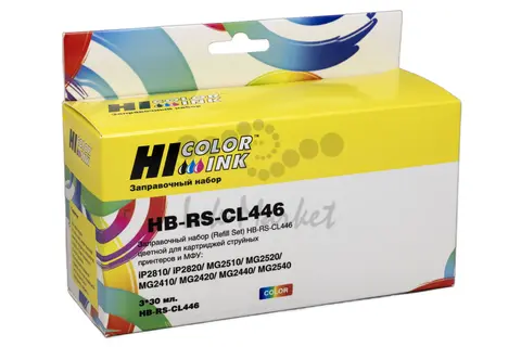 Заправочный набор Hi-Black для Canon Pixma MG2440/MG2540, картридж CL-446, Color, 90ml