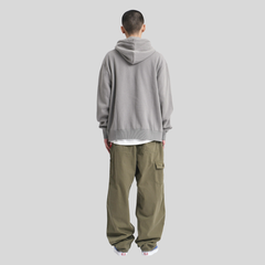 Толстовка Alpha Industries Essential Hoodie Mid Grey (Серая)