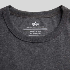 Футболка Alpha Industries Essential Gen II Dark Charcoal Heather (Темно-Серый)