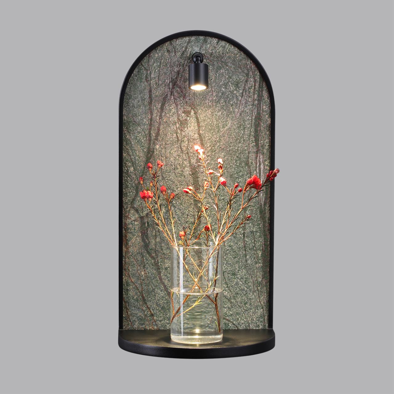 Настенный светодиодный светильник-полка Odeon Light Giardino Hightech 7176/3WL