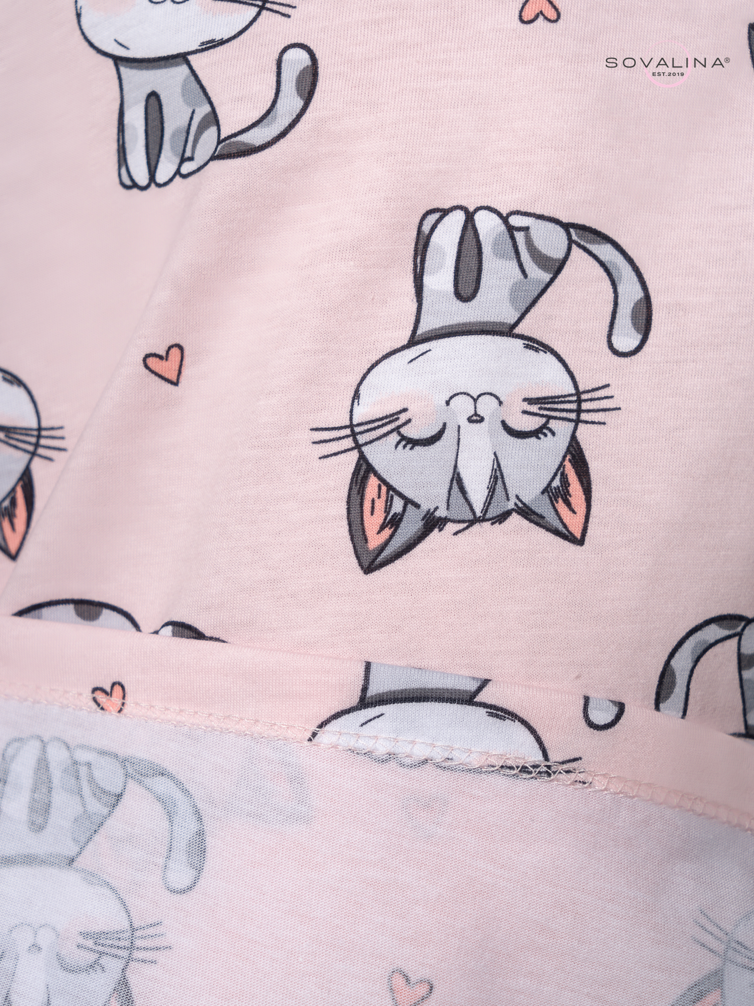 Костюм Daily girl серый котик-черный mini