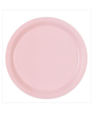 Тарелка Пастель розовая