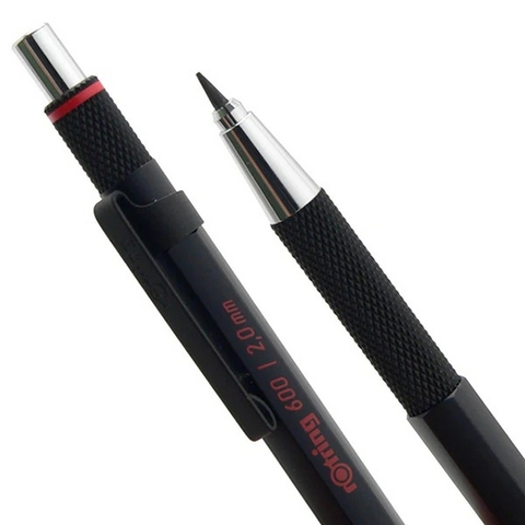 Карандаш механический Rotring 600 Matte Silver, 2,0 mm (1911703)