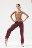 Low-rise Straight sauna-pants | wine_ground