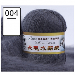 Пряжа "Норка" длинноворсовая, Пух норки-90 % Полиамид-10 %