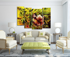 Модульная картина "Солнце на дереве"