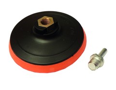 32-4-125 Тарелка опорная для дрели и УШМ, 125 мм, гайка М14, крепление VELCRO (РемоКолор)