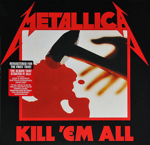 Виниловая пластинка. Metallica - Kill 'Em All