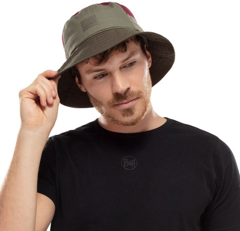 Картинка шляпа Buff Sun Bucket Hat Hak Khaki - 3