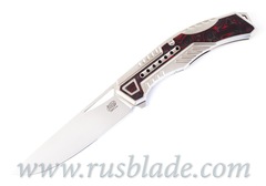 Justus knives AK-104 Red Inlay Custom One-Off 