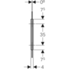 Перегородка для писсуара Geberit 115.211.TD.1