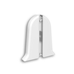 Торцевая (пара) для плинтуса КЛАССИК Белый 001 55мм