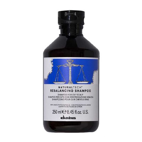 Davines NaturalTech REBALANCING: Балансирующий шампунь для жирных волос (Shampoo)