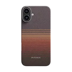 Чехол Pitaka Tactile Woven case для iPhone 16 - Sunset (KI1601U)