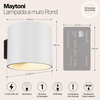 Настенный светильник Maytoni Rond C066WL-01W