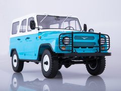 UAZ-31514 blue-white 1:18 Start Scale Models (SSM)