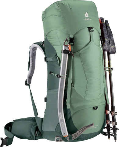 Картинка рюкзак туристический Deuter Aircontact Lite 45+10 SL aloe-forest - 4