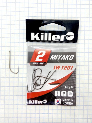 Крючок KILLER MIYAKO № 2 продажа от 10 шт.