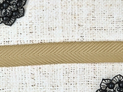 Лента окантовочная (стропа) 7,5 гр/м, ш. 22 мм, бежевый