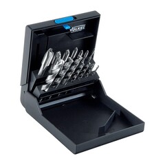 Набор метчиков машинных M3 -M12 HSSE DIN371/376 (B/4-5P, + сверла) 14пр Volkel 47835