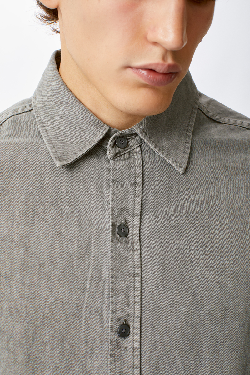 Серая рубашка из денима Votus 2.0