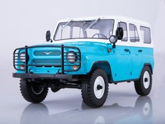 UAZ-31514 blue-white 1:18 Start Scale Models (SSM)