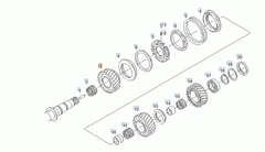 Кольцо синхронизатора 1/2 передачи ZF 16S150/151/181/220/221/251; устанавливать только вместе с сопутствующими MAN 81324250157  7 - 81324250157 синхронизаьор МАН ТГА/MAN TGA