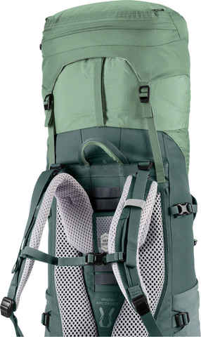 Картинка рюкзак туристический Deuter Aircontact Lite 45+10 SL aloe-forest - 5