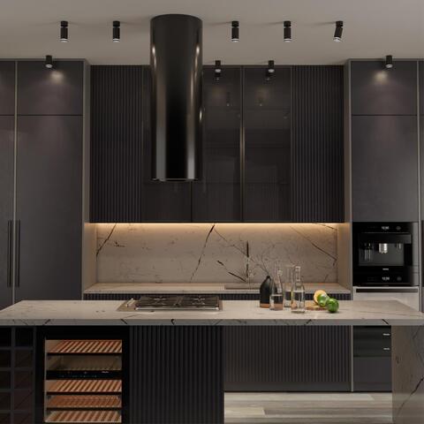 370889 OVER NT22 черный Накладной светильник IP20 GU10 9W 220V ULAR