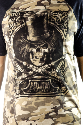 Affliction | Футболка мужская DUELING SOULS TEE принт спереди