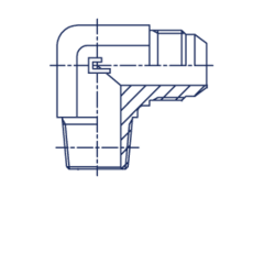 Штуцер FC90 JIC 1.5/8" BSPT 1.1/4" CAST