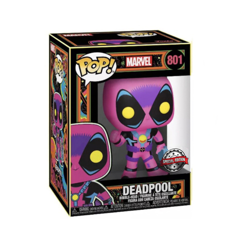 Funko POP! Marvel: Deadpool (Blacklight Exc) (801)