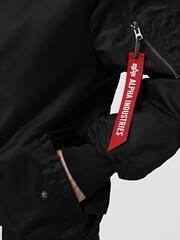 Бомбер Alpha Industries L-2B Hooded Gen II W Black (Черный)