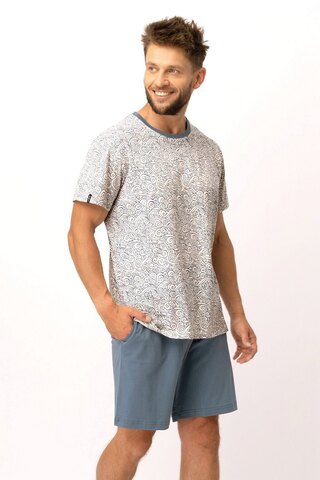 Пижама мужская с шортами MNS 748