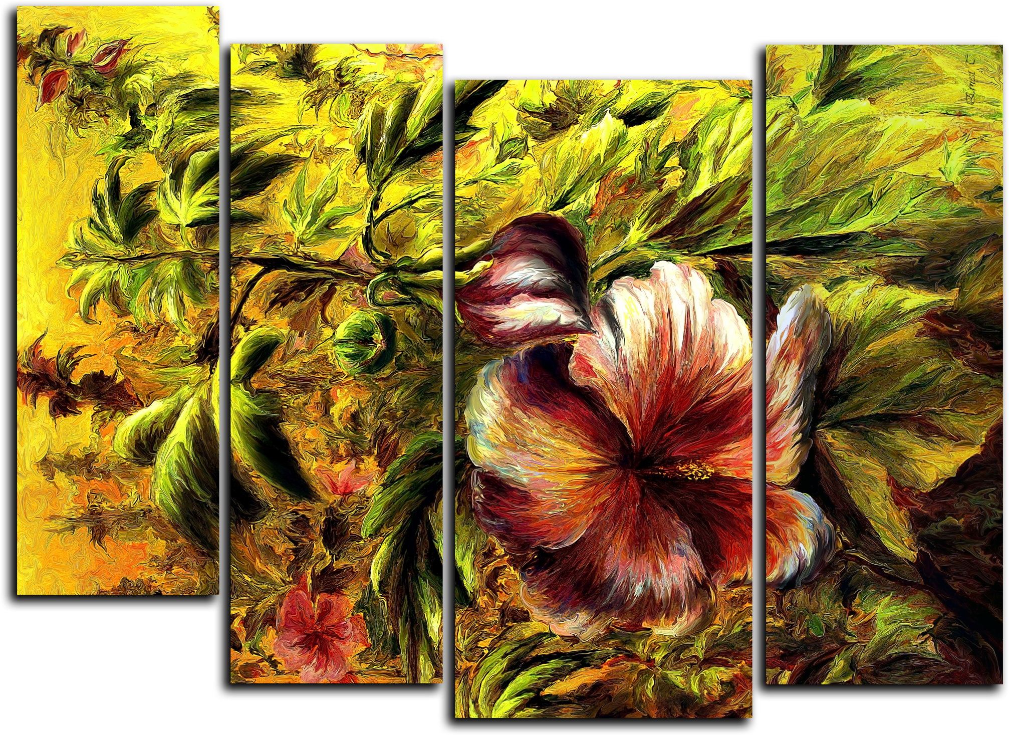 Цветы Модульная картина "Солнце на дереве" М730.png